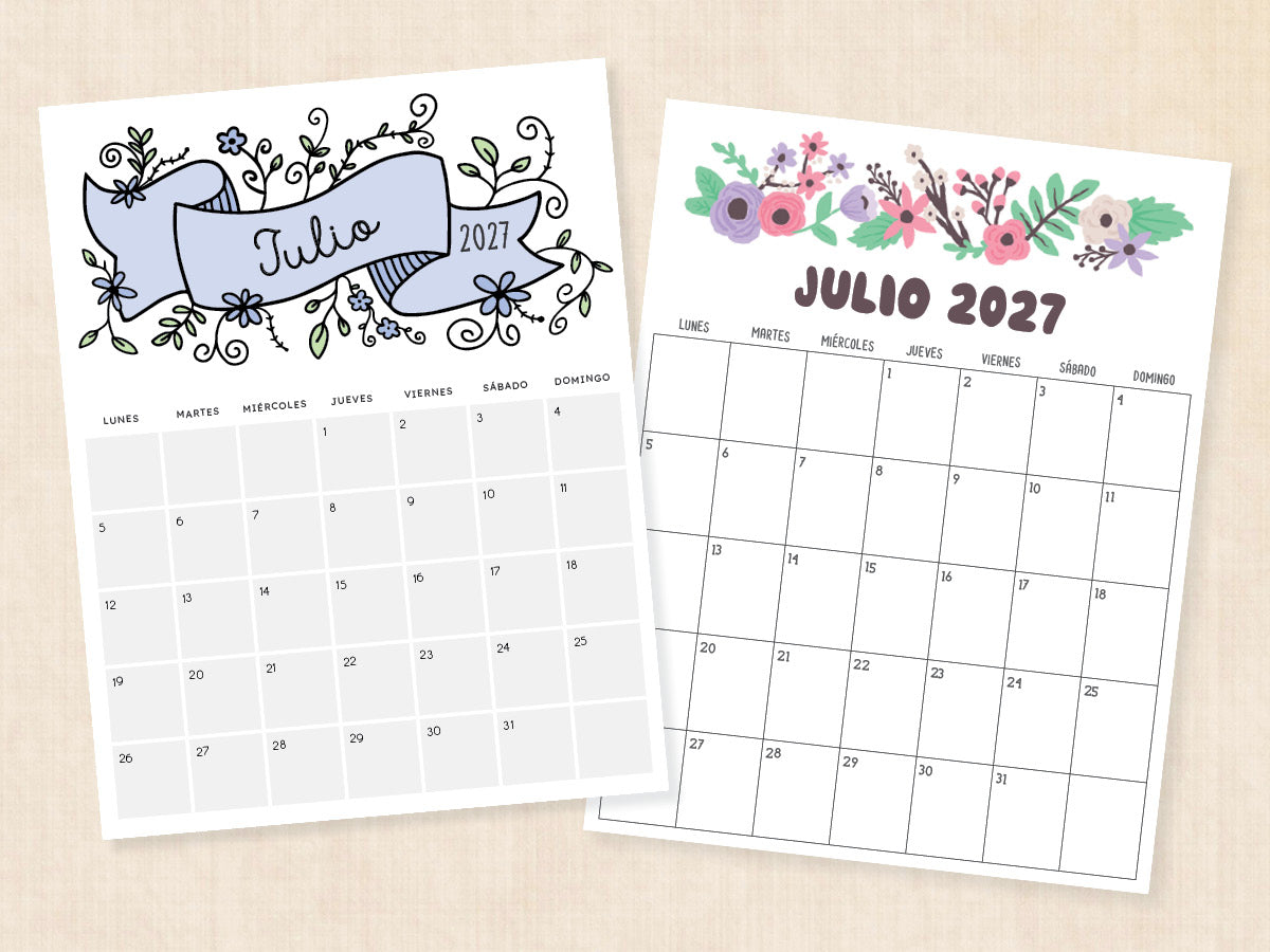 julio 2027 calendario pdf