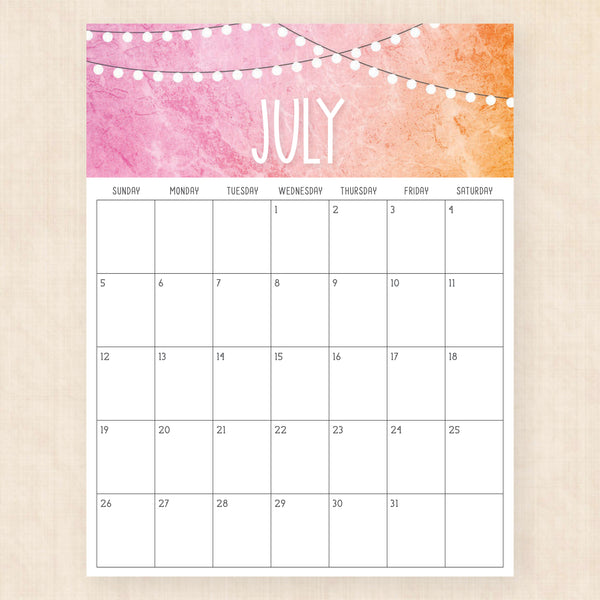 july 2026 calendar twilight twist