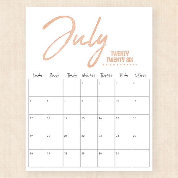 july 2026 calendar jazzy jewels