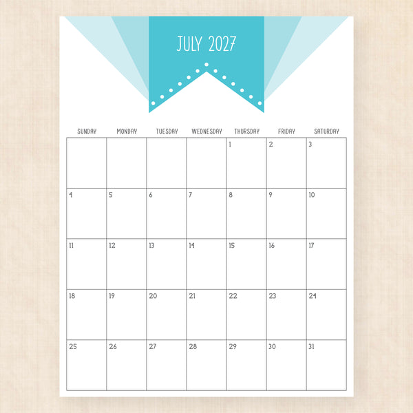 july 2027 calendar superhero soul
