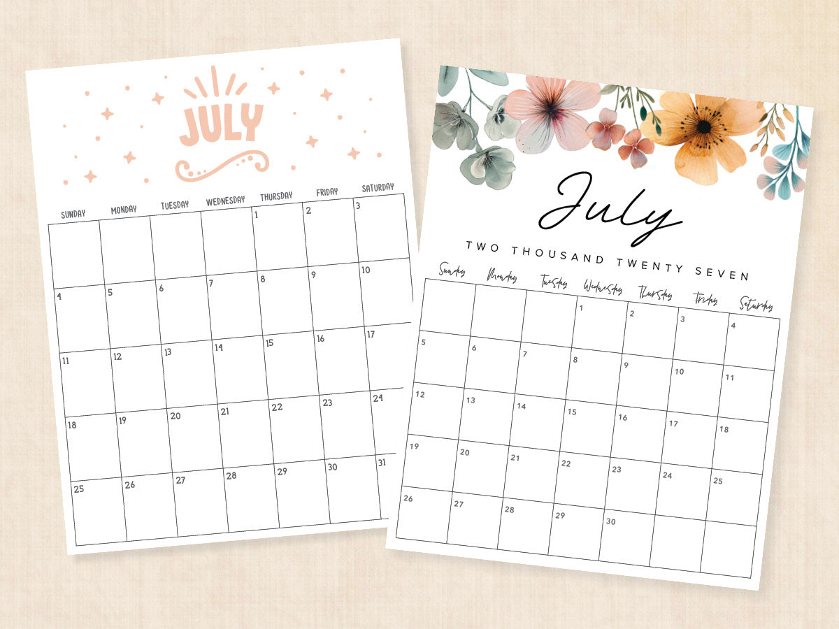 july 2027 calendar pdf