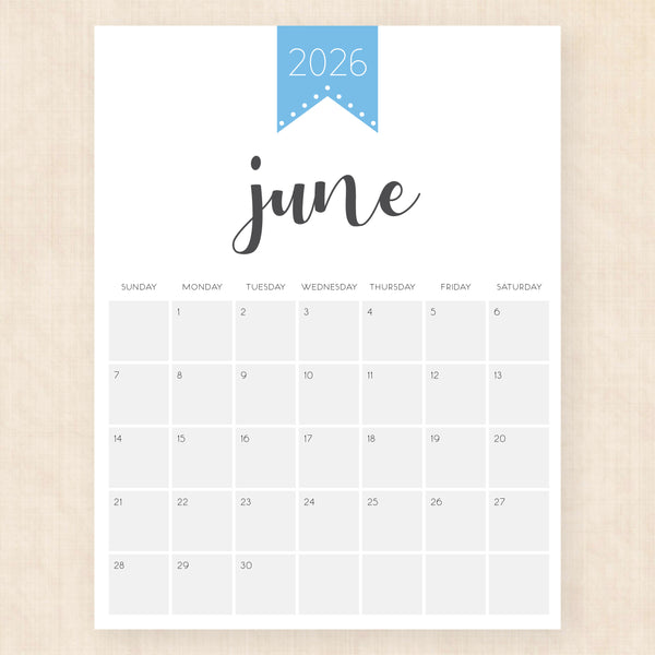 june 2026 calendar polished pride