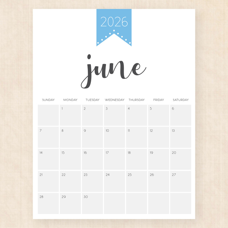 june 2026 calendar polished pride