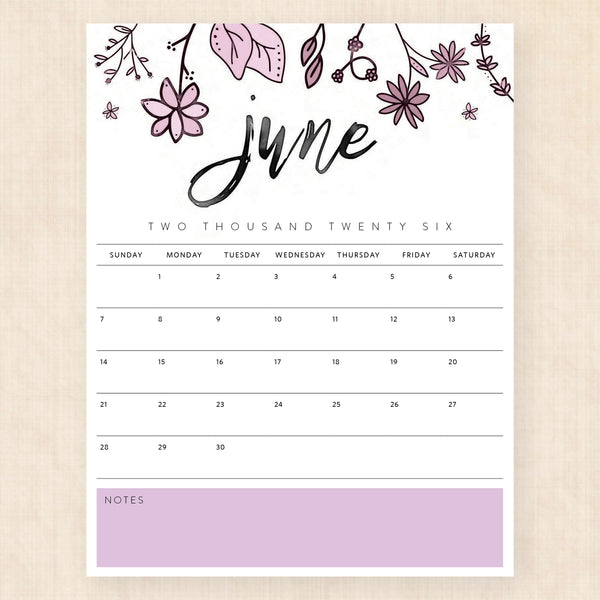 june 2026 calendar pixie prairie