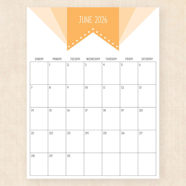 june 2026 calendar superhero soul
