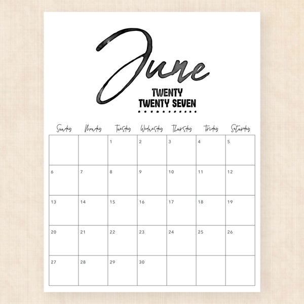 june 2027 calendar zebra zest
