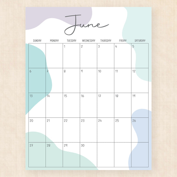 june 2027 calendar rainforest rhapsody