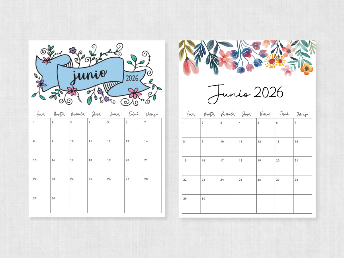 junio 2026 calendario para imprimir