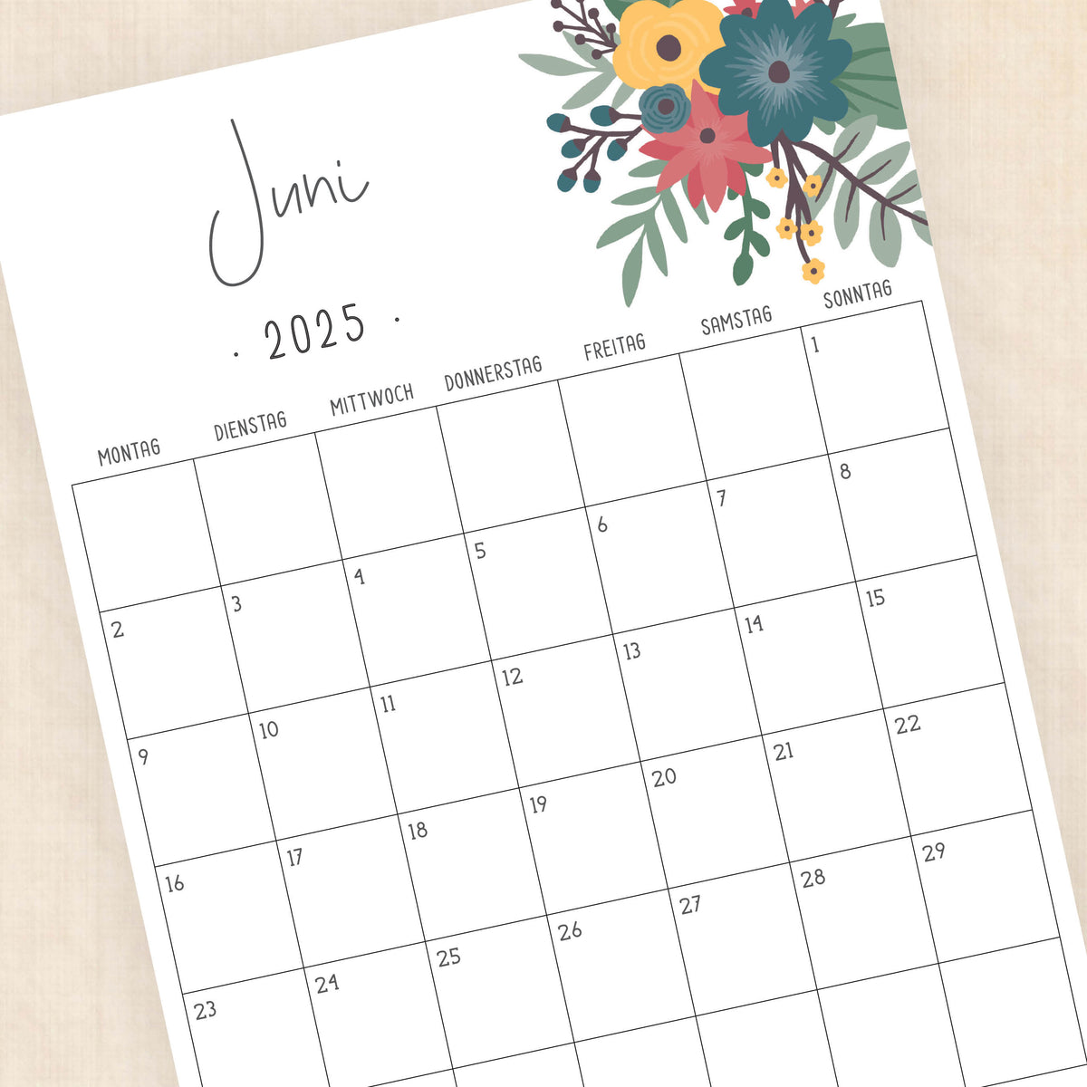 kalender 2025 zum ausdrucken