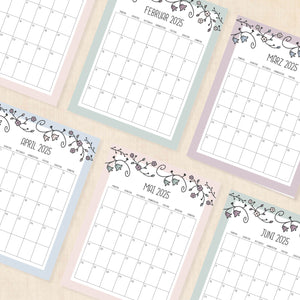kalender 2025 zum ausdrucken