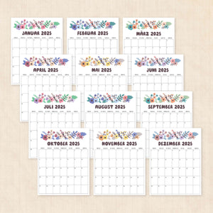 kalender 2025 zum ausdrucken