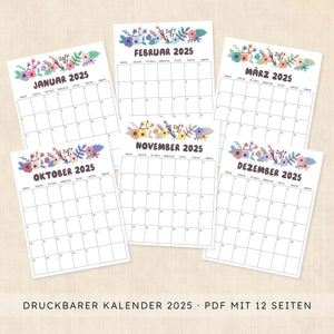 kalender 2025 zum ausdrucken
