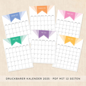 kalender 2025 zum ausdrucken