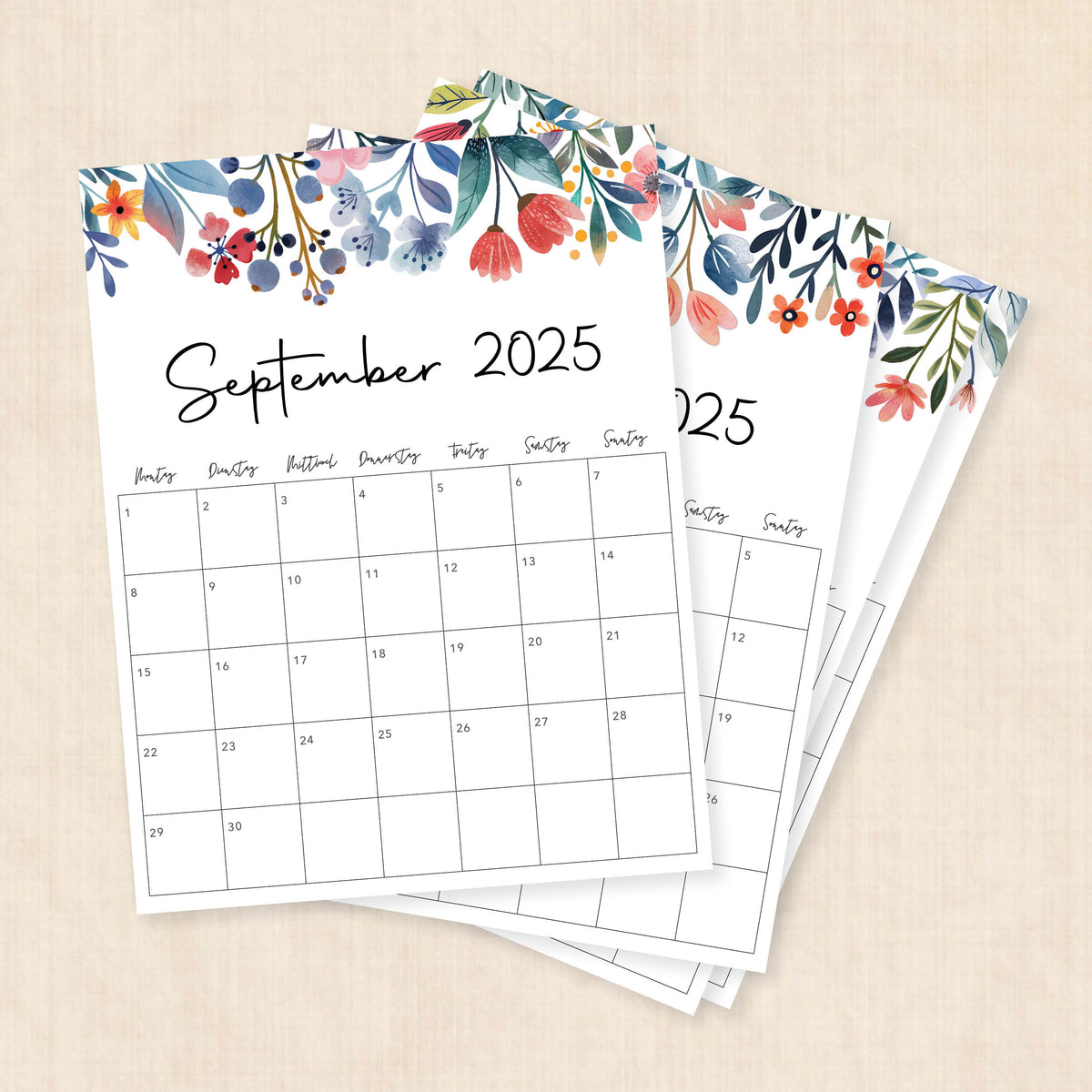 kalender 2025 zum ausdrucken