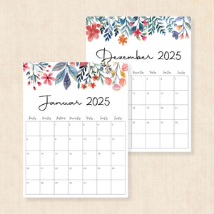 kalender 2025 zum ausdrucken