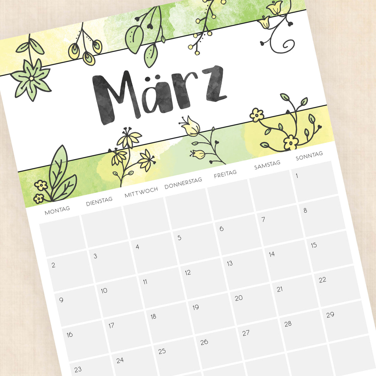 Kalender 2026 zum Ausdrucken