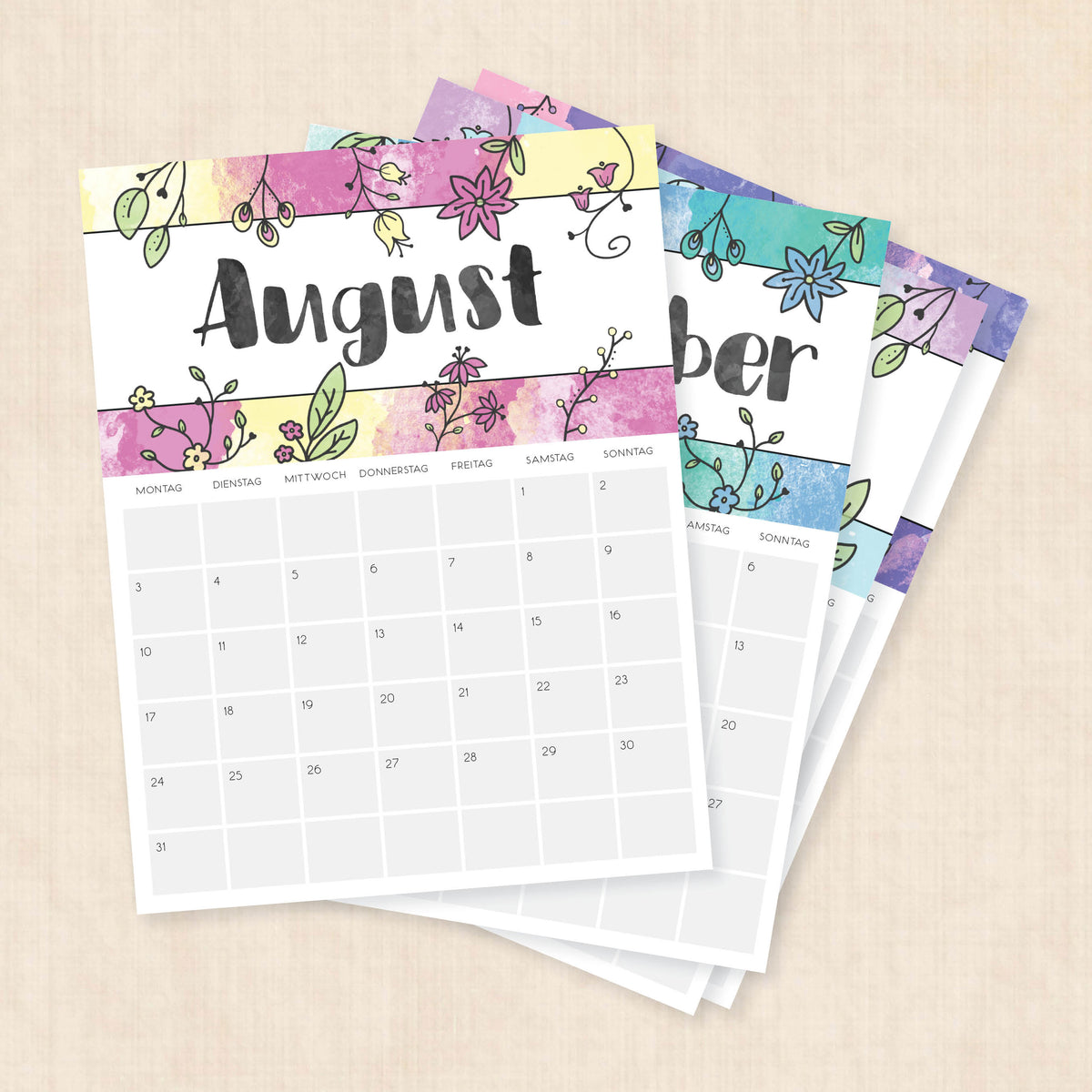 Kalender 2026 zum Ausdrucken