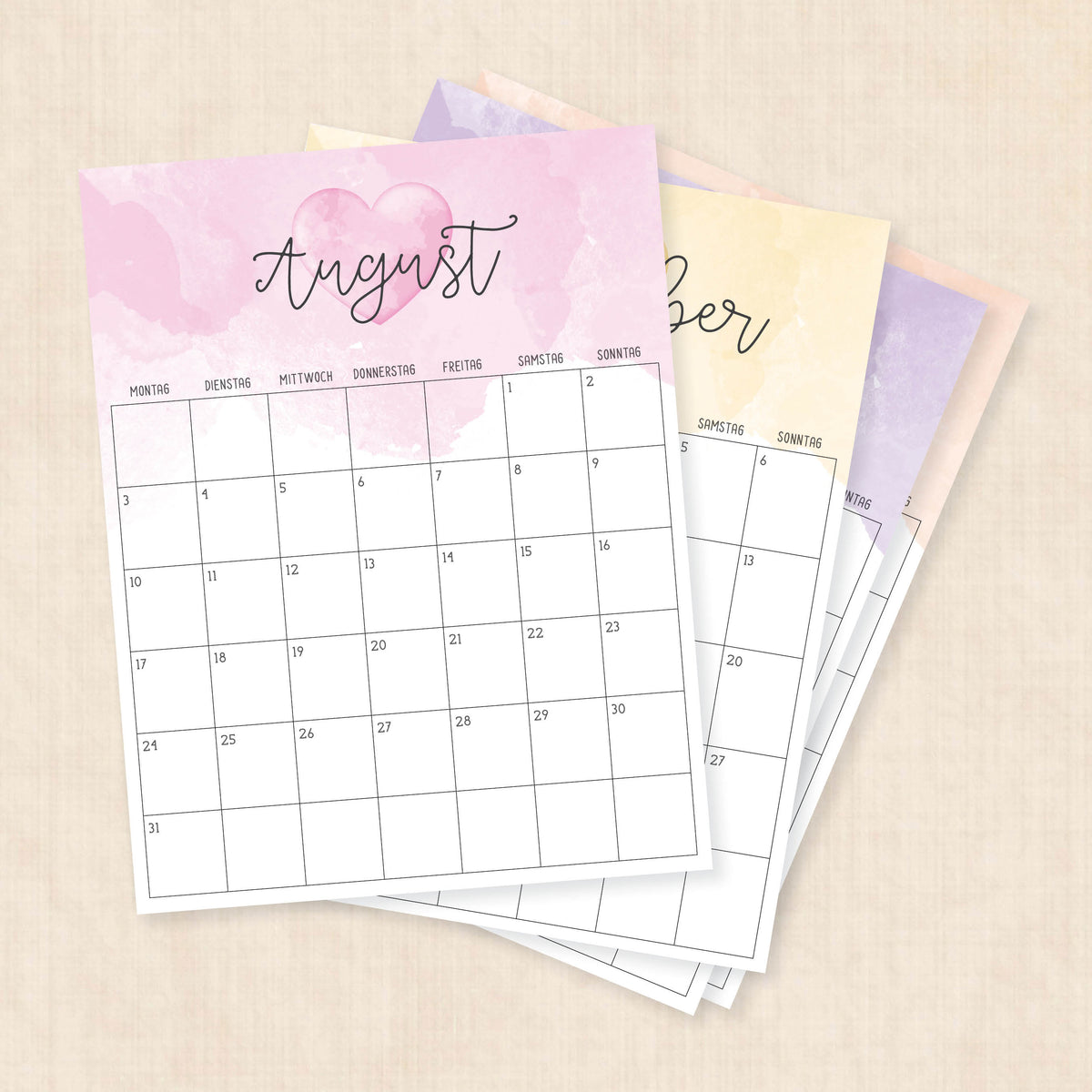 Kalender 2026 zum Ausdrucken