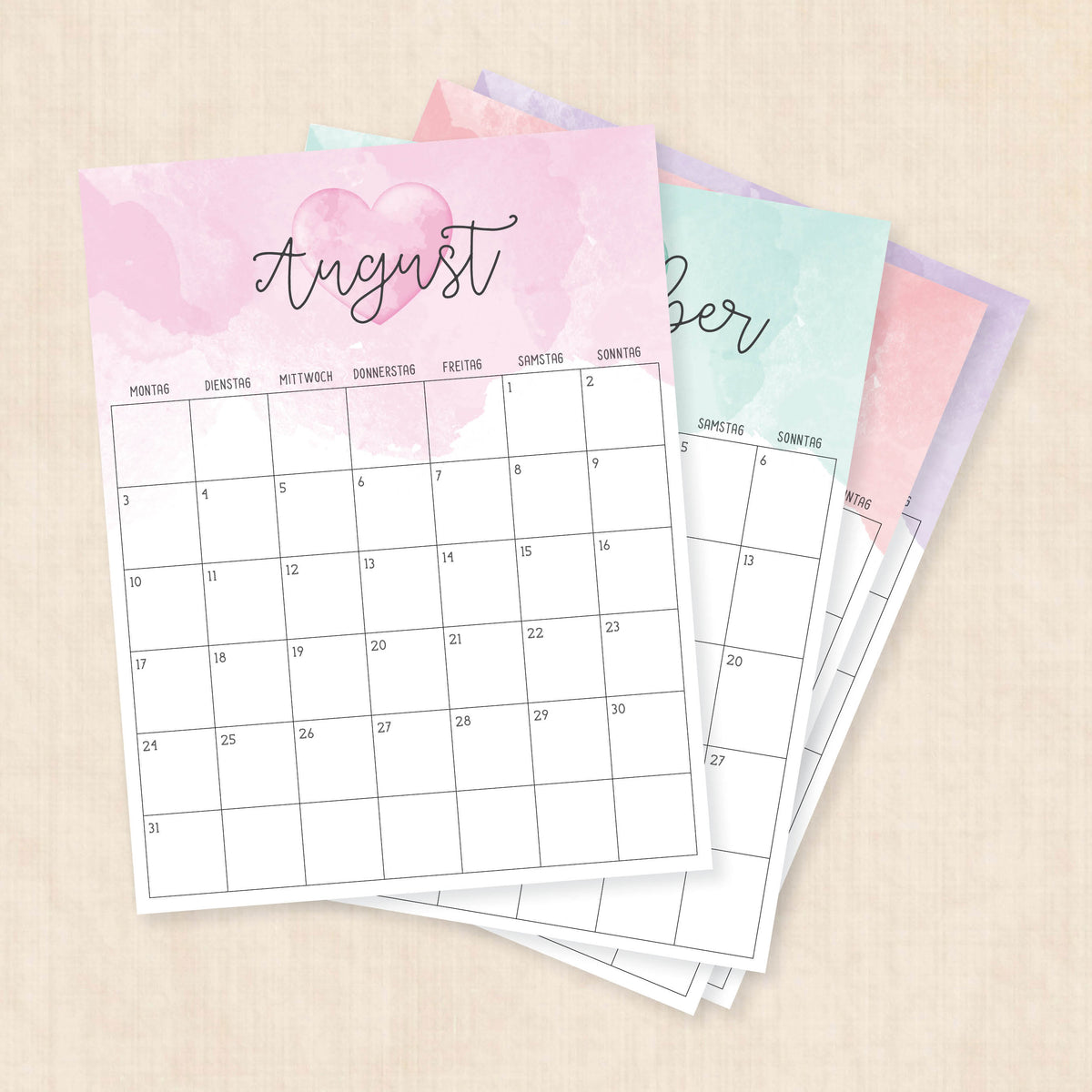 Kalender 2026 zum Ausdrucken