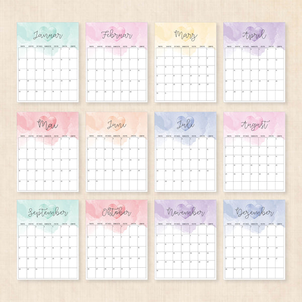 Kalender 2026 zum Ausdrucken