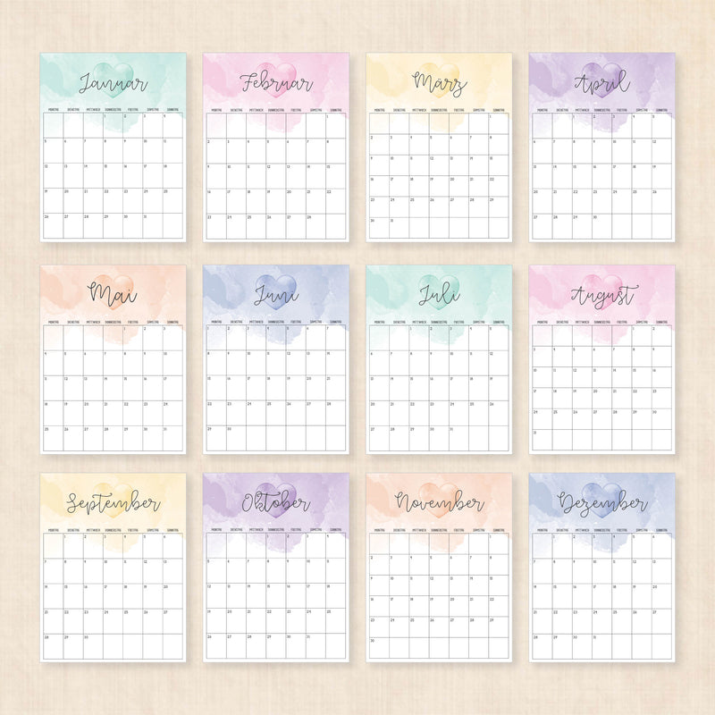 Kalender 2026 zum Ausdrucken