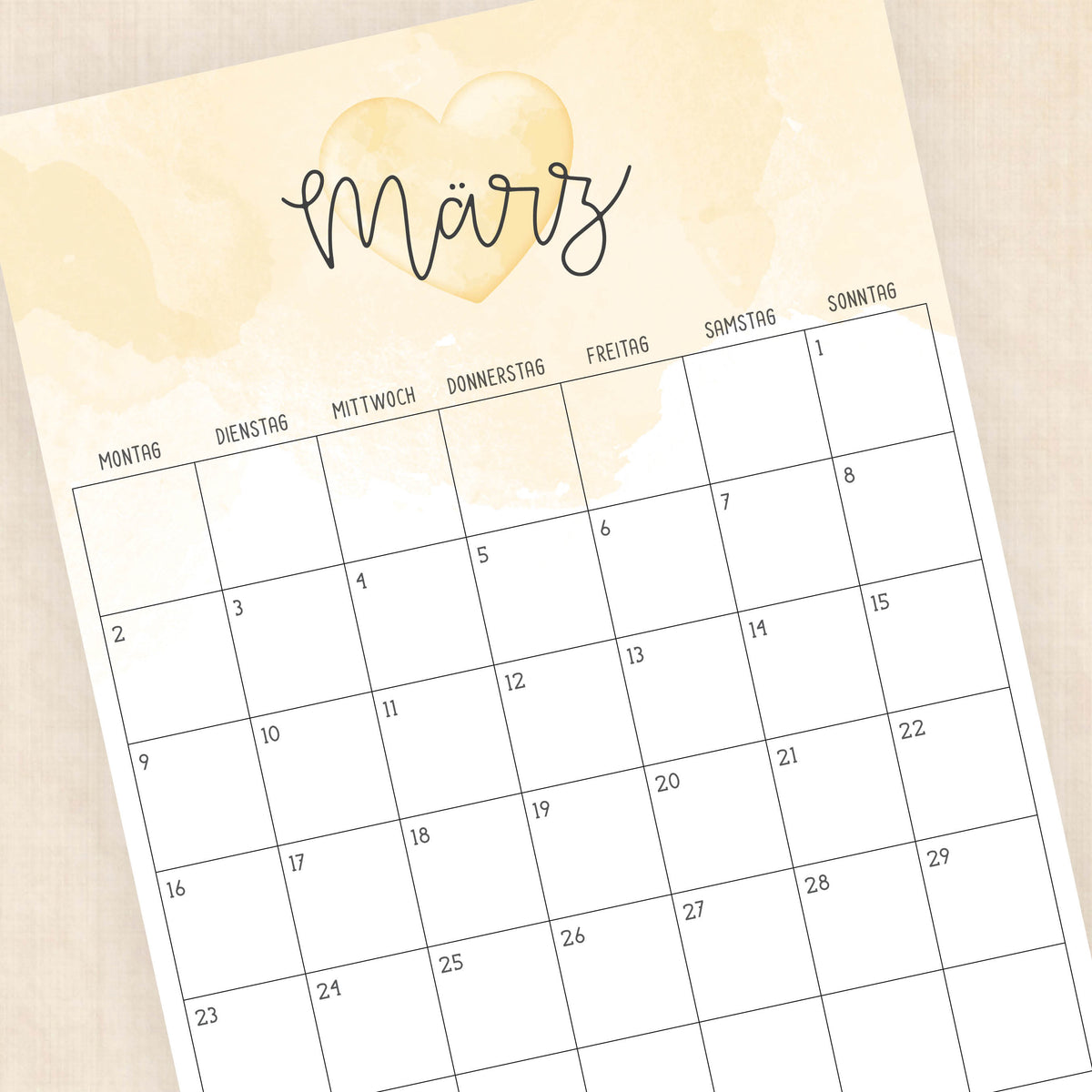 Kalender 2026 zum Ausdrucken