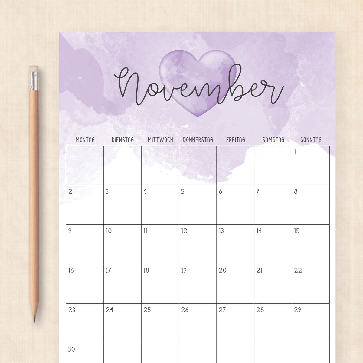 Kalender 2026 zum Ausdrucken