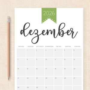 kalender 2026
