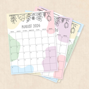 Kalender 2026 zum Ausdrucken