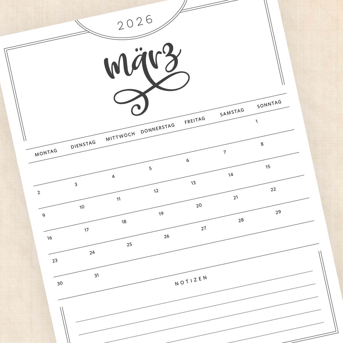 kalender 2026