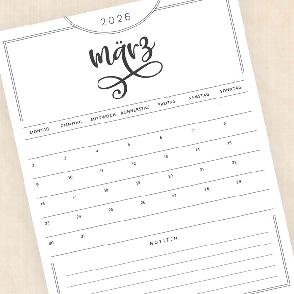 kalender 2026
