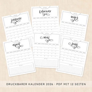 kalender 2026
