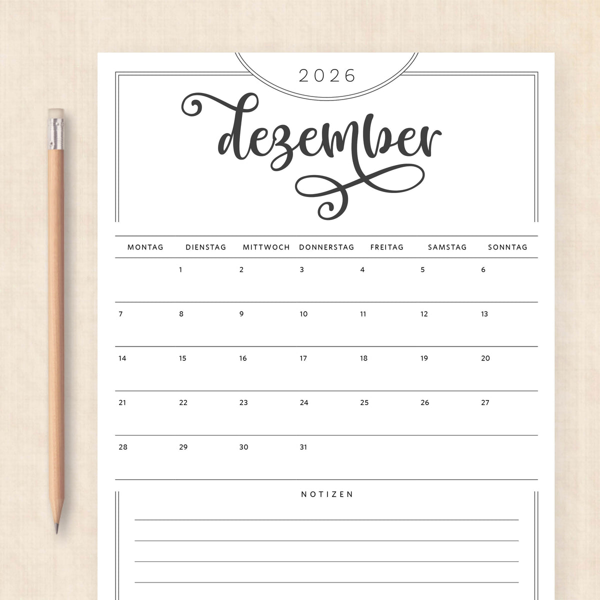 kalender 2026
