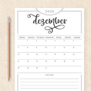 kalender 2026
