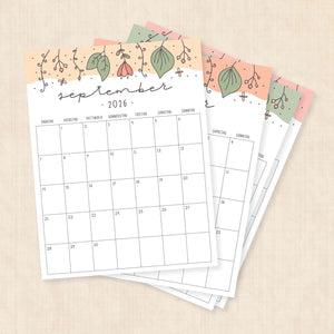 Kalender 2026 zum Ausdrucken