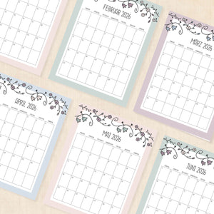 Kalender 2026 zum Ausdrucken
