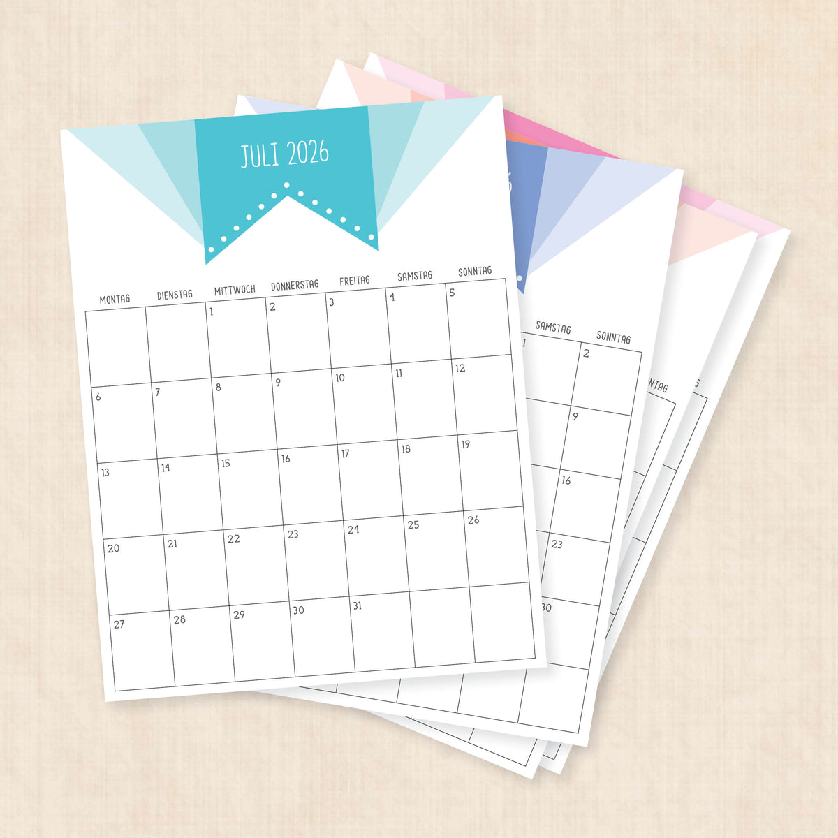 kalender 2026 zum ausdrucken
