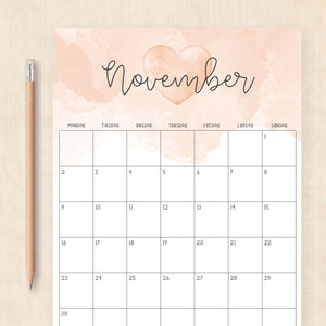 kalender 2026 print selv