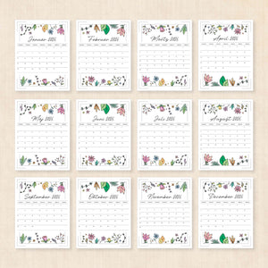 Kalender 2026 print selv