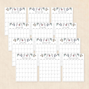 Kalender 2026 print selv