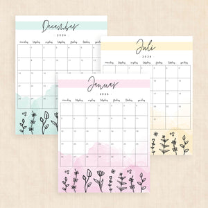 Kalender 2026 print selv