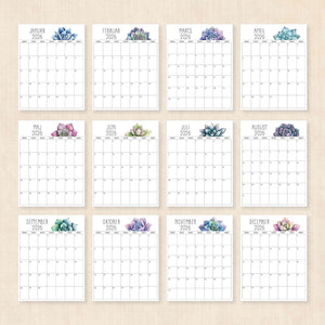 Kalender 2026 print selv