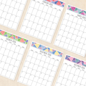 Kalender 2026 print selv