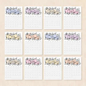 Kalender 2026 print selv