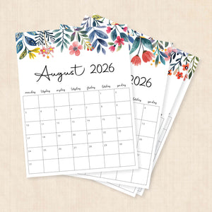 Kalender 2026 print selv