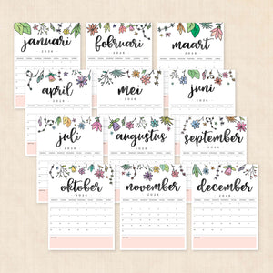 Kalender 2026 printen