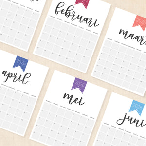 Kalender 2026 printen