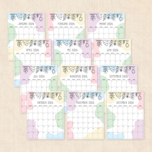 Kalender 2026 printen