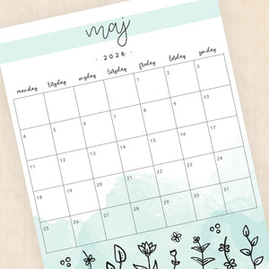 Kalender 2026 printen