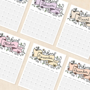 Kalender 2026 printen